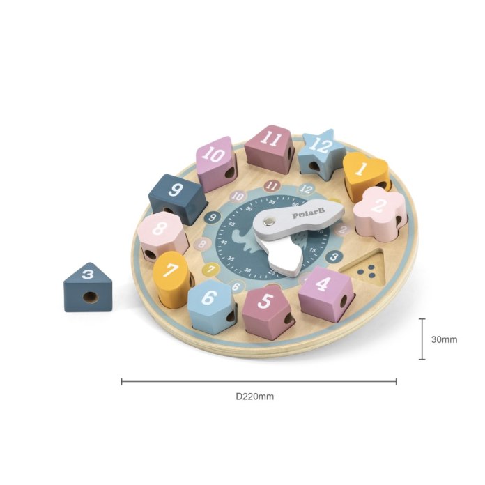 Sorter kształtów drewniany dla dziecka 18m+